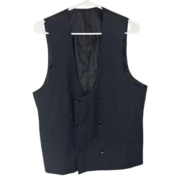 NWT Men's Bocaccio Black Pin Strip 2 Piece. Size 38R - Picture 3 of 9